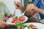 Couple Eating Melon Salad