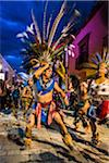 Indigenous Dancers at Day of the Dead Festival Parade, Oaxaca, Mexico