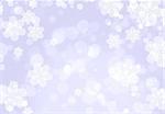 Abstract christmas background with snowflakes