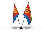 Miniature Flag of Eritrea (Isolated with clipping path)