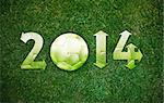 Happy new sport year 2014 with Football, the same concept available for 2015, 2016 and 2017 year.