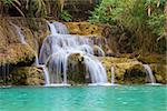 Kuang Si waterfall in Luang Prabang, Lao