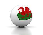 Welsh Volleyball Team (isolated with clipping path)