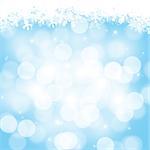 Abstract christmas background with snowflakes