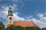 St Mary church in Berlin near Alexanderplatz