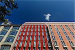 Modern House Facade in the Historical Center of Berlin, Germany