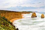 Amazing colour and shape of rocks at The Great Ocean Road