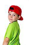 Real people ( child wearing a red cap