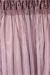 Purple curtain close up. Curtain texture