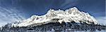 Mont Blanc: panorama from the Val Ferret, Aosta Valley - Italy