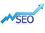 SEO graph image with hi-res rendered artwork that could be used for any graphic design.