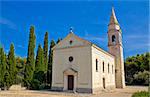 Island of Iz stone church, Dalmatia, Croatia