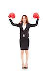 Strong businesswoman boss executive concept