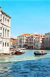 Canal in Venice, Italy. Summer day