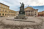 The National Theatre of Munich, Located at Max-Joseph-Platz Square in Munich, Bavaria, Germany