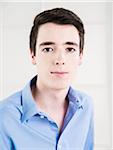 Portrait of Teenage Boy, Studio Shot