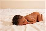 Portrait of Sleeping Newborn Baby