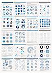 Infographic Elements.Big chart set icon.
