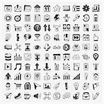 100 Doodle Web Icons