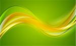 Bright wavy vector abstract background