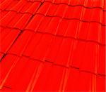3d red roof tiles