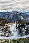 View from the mountain "Herzogstand" in Bavaria, Germany