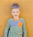 portrait of handsome smiling little boy