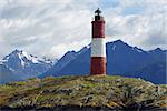 Lighthouse within the Beagle Channel, Patagonia, Argentina