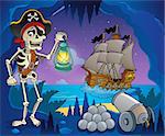 Pirate cove theme image 6 - eps10 vector illustration.
