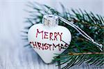 festive glitter christmas decoration bauble seasonal winter holidays