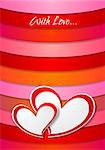 Valentines Day bright abstract background