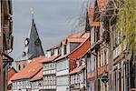 Houses in the old center of Wernigerode, Germany