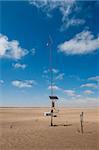 A typical meteorological observation station in Africa.