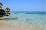 Tropical beach at East China Sea in Okinawa, Japan