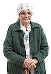 Portrait of a smiling senior woman looking at the camera