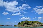 View at the tropical coast of the japanese island Iriomote