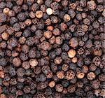 Black peppercorn food texture background