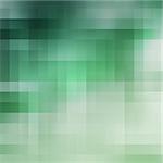 Abstract green geometric pixel pattern background