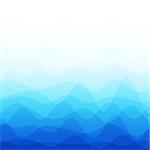 Abstract blue gradient wave background with copy space