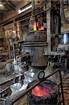 interior space in the steel plant