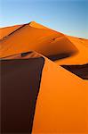 Sand dunes of Erg Chebbi, Merzouga, Meknes-Tafilalet, Morocco, North Africa, Africa