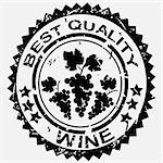 Best quality rubber stamp with bunch of grapes