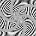 Rotation movement illusion. Abstract op art background. Vector art.