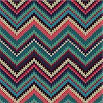 Style Seamless Knitted Pattern. Fashion Color Swatch