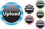 Upload button upload web icon save symbol