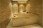 Private turkish massage room in a luxury health spa