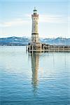 An image of the beautiful lighthouse at Lindau Germany