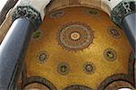 Hagia Sophia (Ayasofya) is a former Orthodox patriarchal basilica, later a mosque, and now a museum in Istanbul, Turkey. Interior of minor dome is a mosaic with Islamic elements.