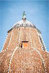 Roof of baptistery in Pisa on miracle place, Italy