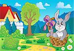 Easter bunny topic image 4 - eps10 vector illustration.